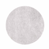 8' White Round Abstract Non Skid Area Rug