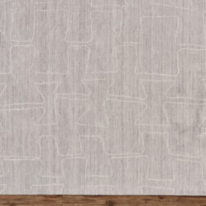 8' X 10' Gray Taupe And Ivory Abstract Hand Woven Area Rug