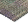 8' X 10' Plum Olive Green And Lavender Abstract Washable Indoor Outdoor Area Rug
