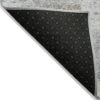9' X 12' Denim Blue And Sky Blue Abstract Washable Indoor Outdoor Area Rug