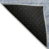 8' X 10' Denim Blue And Sky Blue Southwestern Washable Indoor Outdoor Area Rug