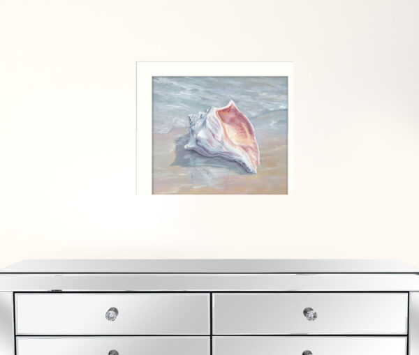 Whelk White Framed Print Wall Art