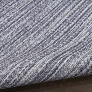 5' x 7' Gray and Ivory Abstract Power Loom Washable Non Skid Area Rug