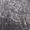 8' x 11' Gray and Black Medallion Non Skid Area Rug