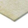 5' X 8' Gold Ivory And Yellow Geometric Washable Indoor Outdoor Area Rug