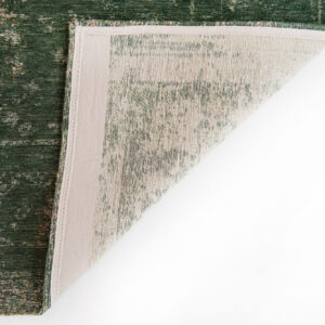 5' x 7' Gray and Green Medallion Non Skid Area Rug