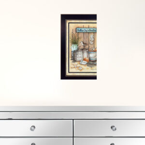 Another Day In Paradise 1 Black Framed Print Wall Art