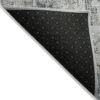 10' X 14' Taupe Gray And Copper Abstract Washable Indoor Outdoor Area Rug