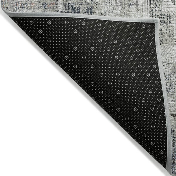 10' X 14' Taupe Gray And Copper Abstract Washable Indoor Outdoor Area Rug