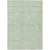 8' X 10' Mint Green Artichoke Green And Ivory Geometric Washable Indoor Outdoor Area Rug