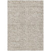 3' X 5' Taupe And Beige Geometric Washable Indoor Outdoor Area Rug