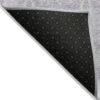 9' X 12' Lavender Purple And Gray Ikat Washable Indoor Outdoor Area Rug