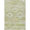 10' X 14' Sage Artichoke Green And Mint Green Southwestern Washable Indoor Outdoor Area Rug