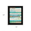 Live In The Present 3 Black Framed Print Wall Art