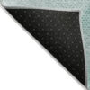9' X 12' Teal Geometric Washable Non Skid Indoor Outdoor Area Rug