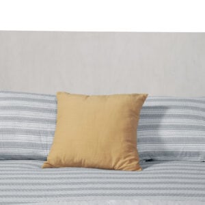 Gray Solid Wood King Bed Frame