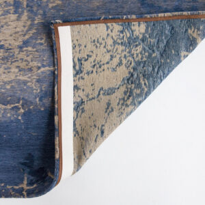 7' x 9' Blue and Gray Abstract Non Skid Area Rug