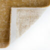 8' x 11' Orange and White Medallion Non Skid Area Rug