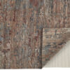 12' X 15' Red And Blue Wool Abstract Hand Knotted Area Rug