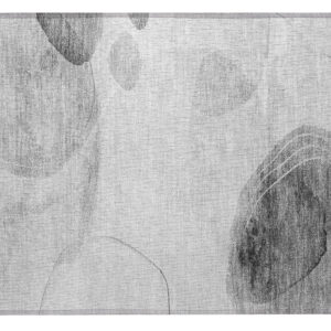 2' X 3' Gray and Light Gray Abstract Washable Non Skid Indoor Outdoor Area Rug