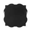 32" Clear Scalloped Glass Framed Accent Mirror