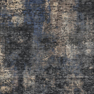 8' X 10' Charcoal Gray And Silver Abstract Washable Indoor Outdoor Area Rug
