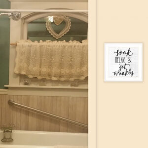 Lets Get Wrinkly 1 White Framed Print Wall Art