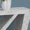 47" Gray Abstract Console Table