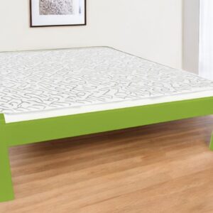 Lime Green Solid Wood Full Bed Frame