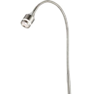 Brushed Steel Metal Led Adjustable Desk Lamp