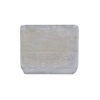 6" Light Gray Chevron Cement Indoor Outdoor Square Pot Planter