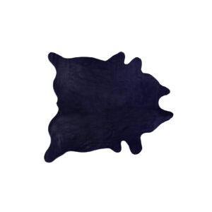 5' x 7' Midnight Cowhide Hand Knotted Area Rug