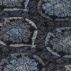 10' X 14' Blue Charcoal And Gray Medallion Washable Indoor Outdoor Area Rug