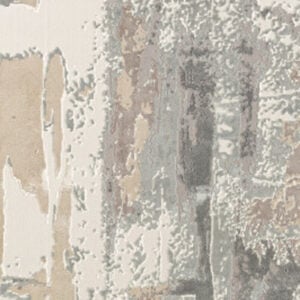 8' x 10' Gray and Beige Abstract Area Rug
