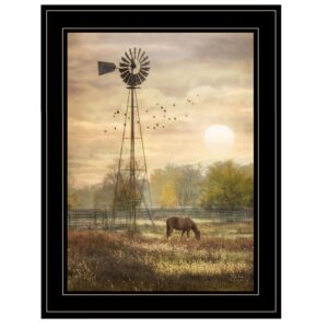 Berks Co. Sunrise Black Framed Print Wall Art