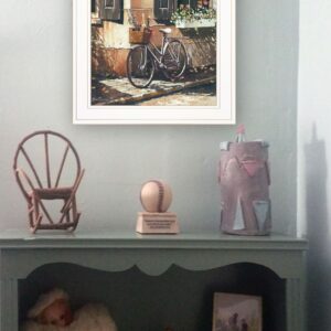 Picnic Getaway 1 White Framed Print Wall Art